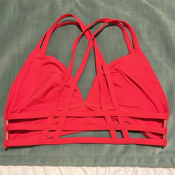 Red Swimsuit Top - Picture 2 of 2